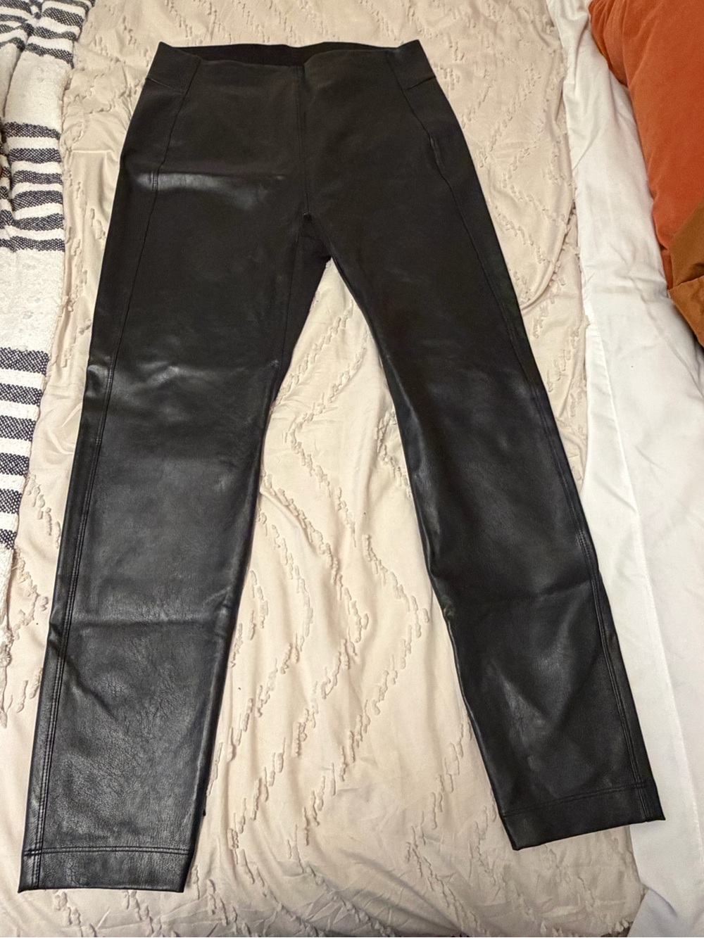Black Faux Leather Leggings